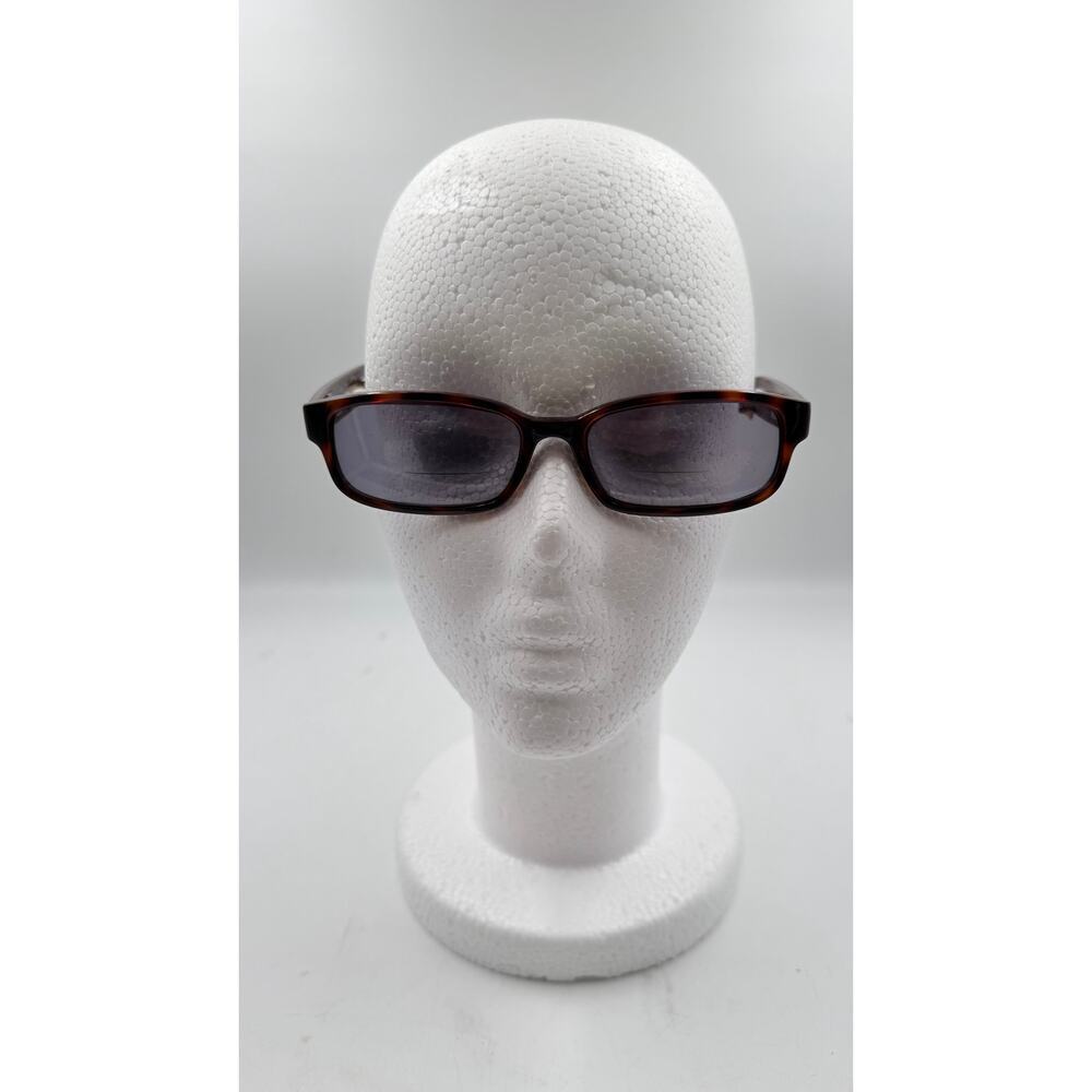 VTG MP9002 TO Eyeglasses Frames Brown Tortoise Rectangular Horn Rim 55-16-145
